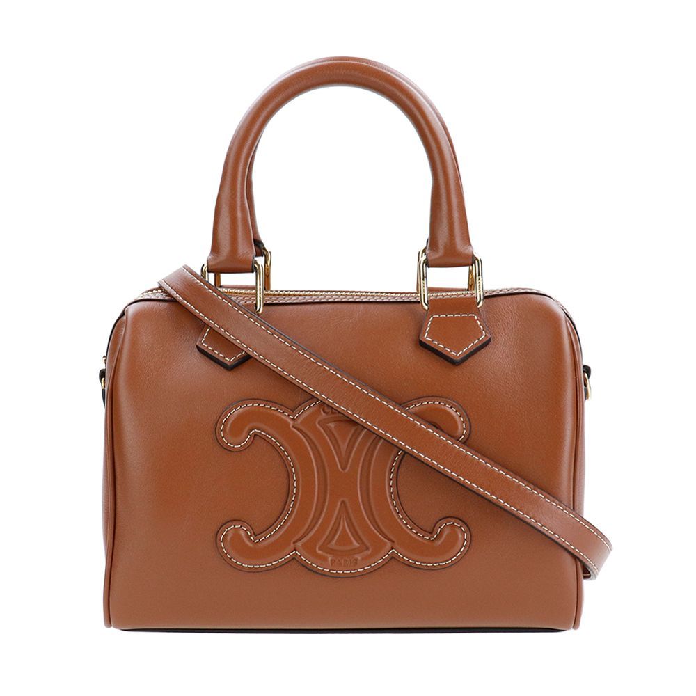セリーヌ　ミニボストンバッグ CELINE】セリーヌ ミニ ボストン トリオンフキャンバス (CELINE
