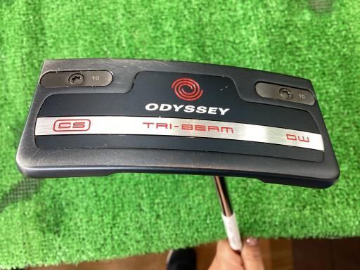 オデッセイ TRI-BEAM DOUBLE WIDE CS 34インチ パター PT STROKE LAB 2025 フレックスその他 メンズ 男性用 右利き 右用 Bランク ゴルフクラブ