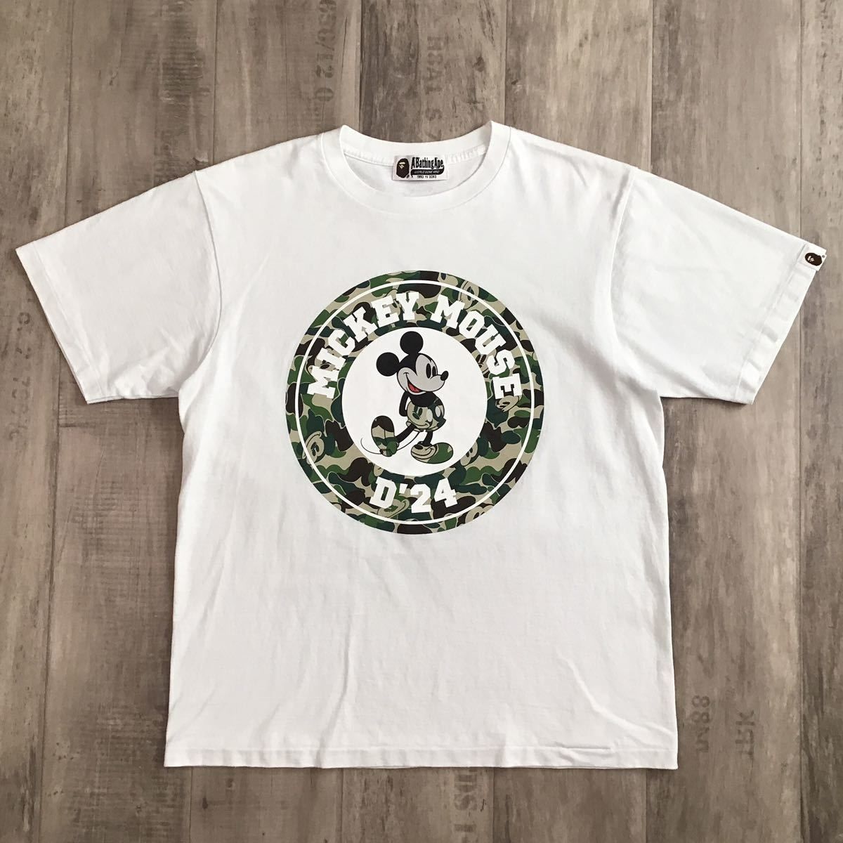 ☆激レア☆ Disney × BAPE ミッキーマウス Tシャツ Mサイズ a bathing