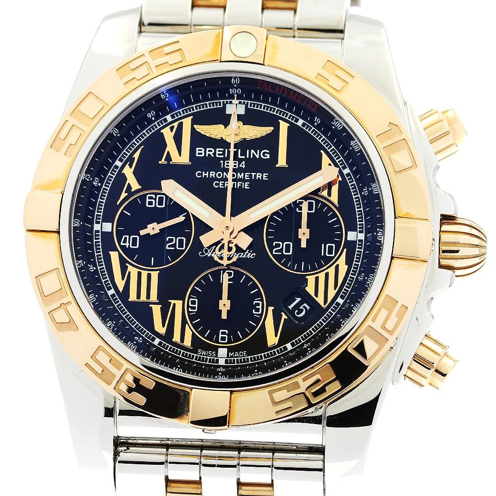 ブライトリング BREITLING CB0110 クロノマット44 K18PGコンビ