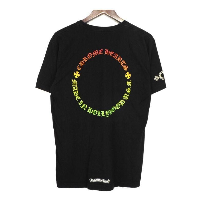 ‼️冬限定値下げ中‼️Chrome Hearts ブラック Tシャツ お値下げ中 クロムハーツ ロゴ ブラック Tシャツ