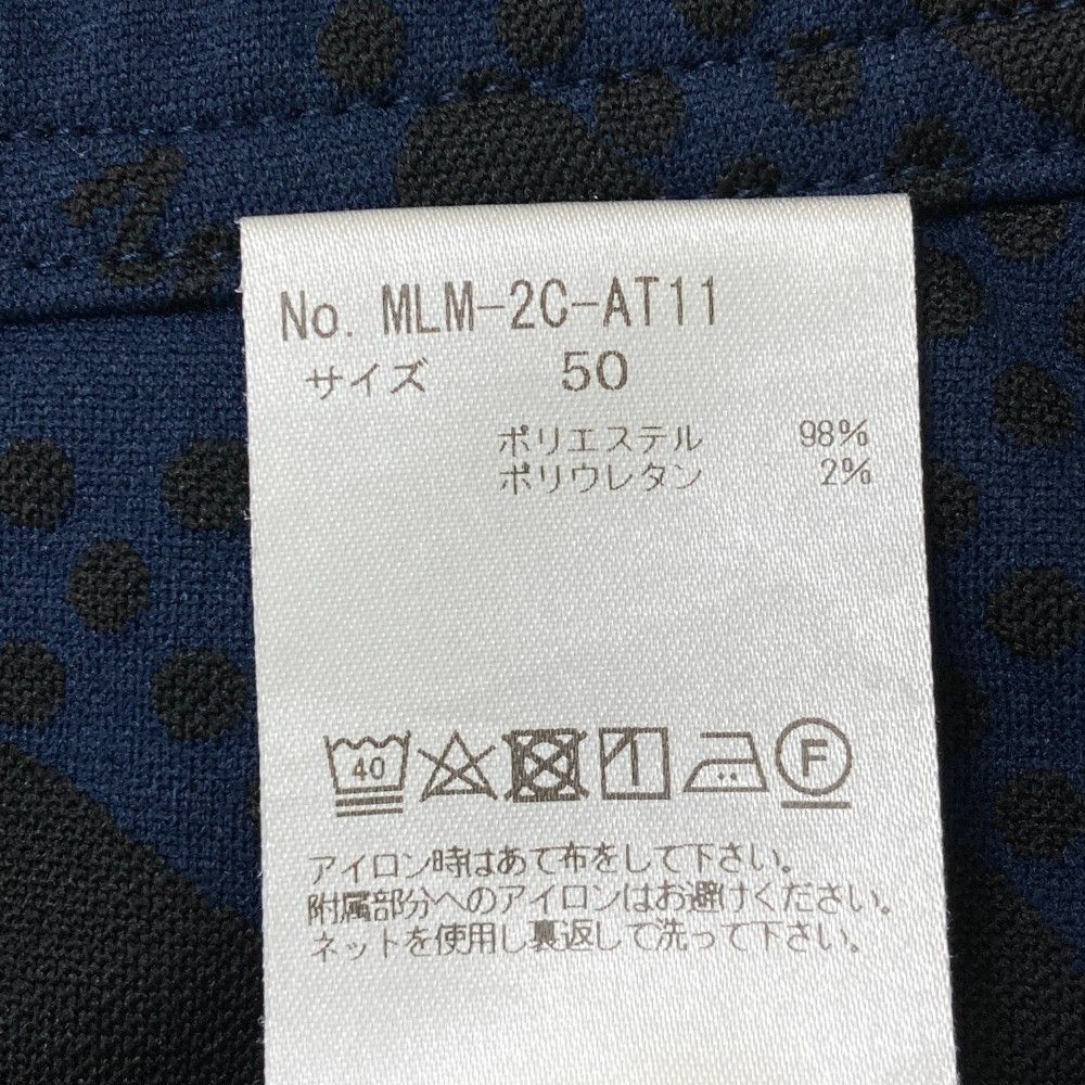 サイズ：50 MARK&amp;LONA マークアンドロナ MLM-2C-AT11 ストレッチパンツ ドット カモフラ柄 ネイビー系 [240101463033] ゴルフウェア メンズ ストスト サイズ：50 MARK&LONA マークアンドロナ MLM-2C-AT11 ストレッチ