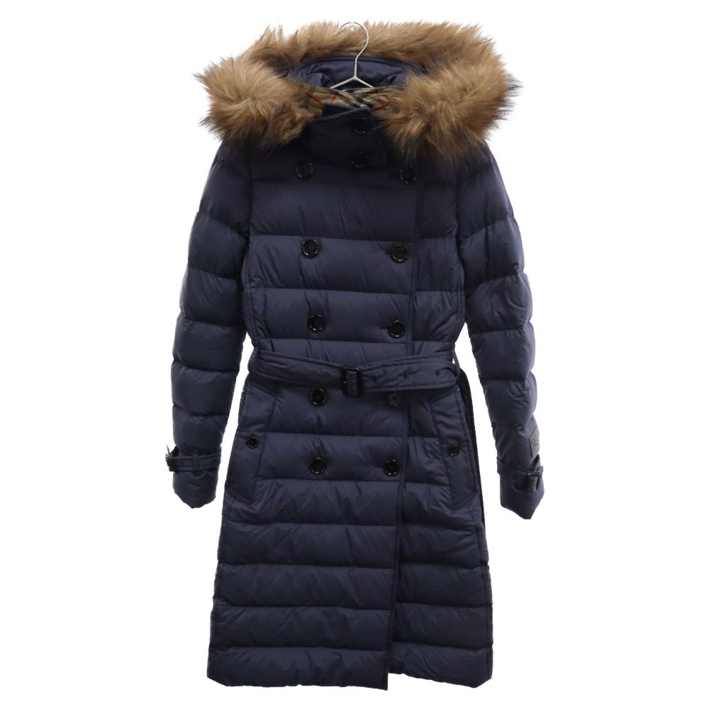 BURBERRY (バーバリー) 21AW ファー付きナイロンダウンコート 