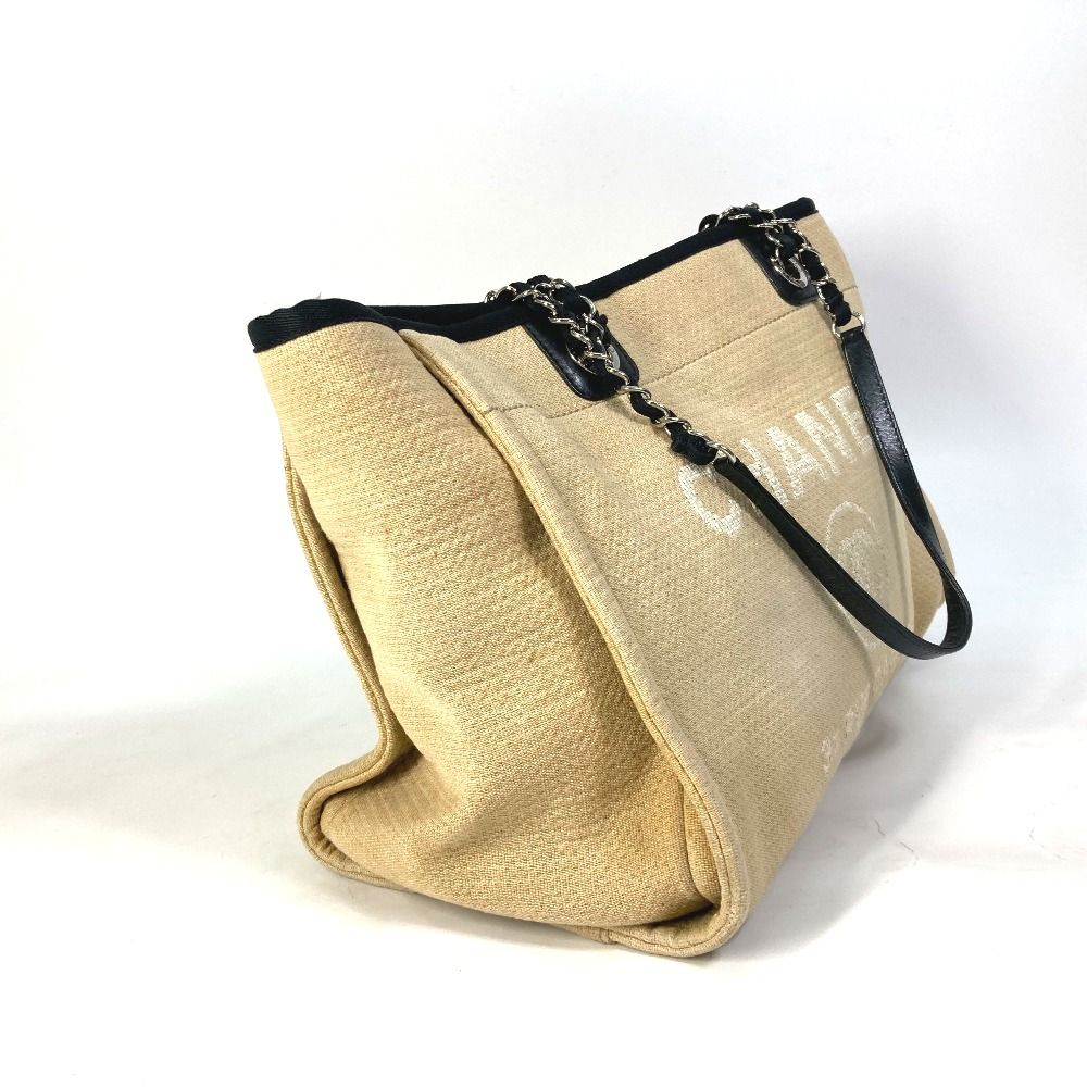 シャネル キャンバス ヴェネチアコレクション 2wayバッグ A47970 良品 CHANEL シャネル ココマーク キャンバス ドーヴィル 2WAY