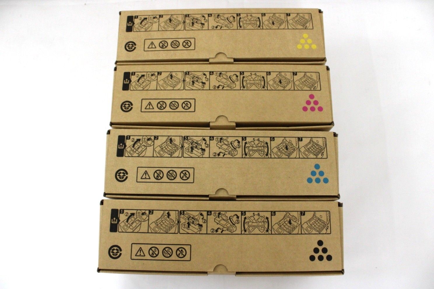 ♥ RICOH 純正 トナー C350 4色 シアン マゼンタ イエロー ブラック リコー ITE3G000ZNZM-D-S00-byebye