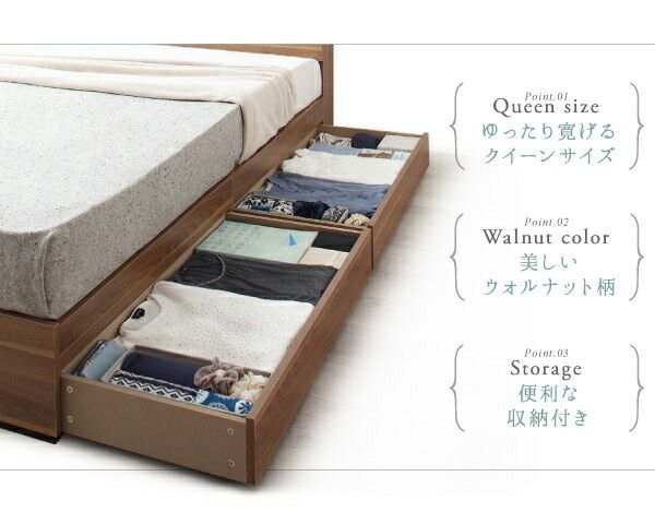 ベッドフレームのみ クイーン