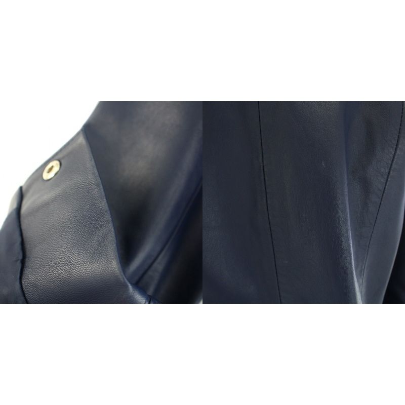 ランバンオンブルー LANVIN en Bleu レザージャケット アウター