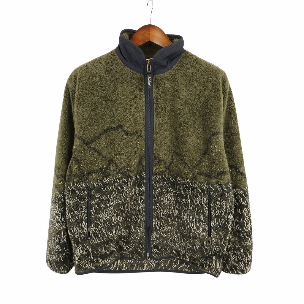 90年代 USA製 WOOLRICH ウールリッチ フリースジャケット アニマル 馬