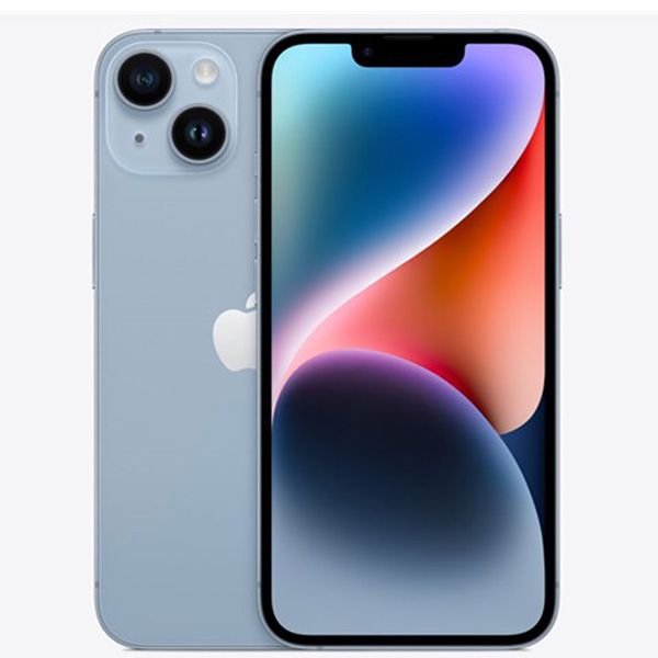 バッテリー90%以上 【中古】 iPhone14 128GB ブルー SIMフリー 本体 Aランク スマホ アイフォン アップル apple 【送料無料】 ip14mtm2253b