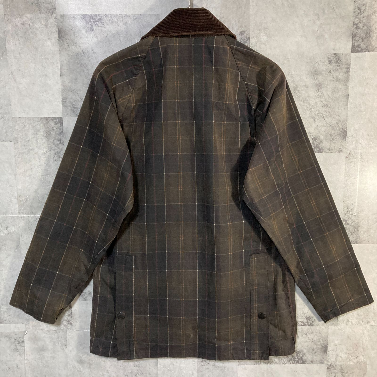 英国製 Barbour バブアー オイルドジャケット ビデイル TARTAN