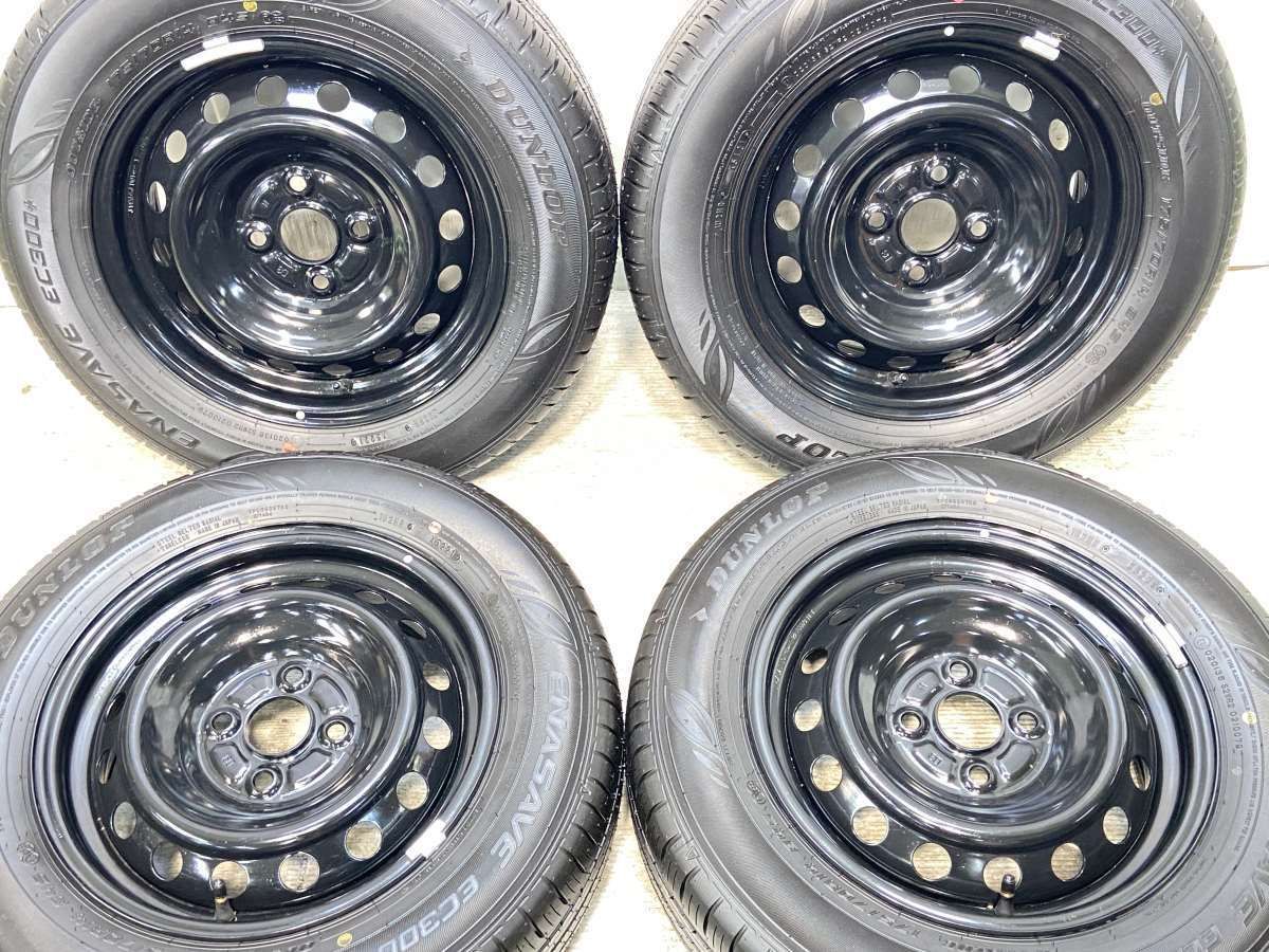 175|70R14 ダンロップ エナセーブ EC300 トヨタ純正 14x5.5 100-4穴 タイヤ サマータイヤ ホイールセット 4本セット s14250519043