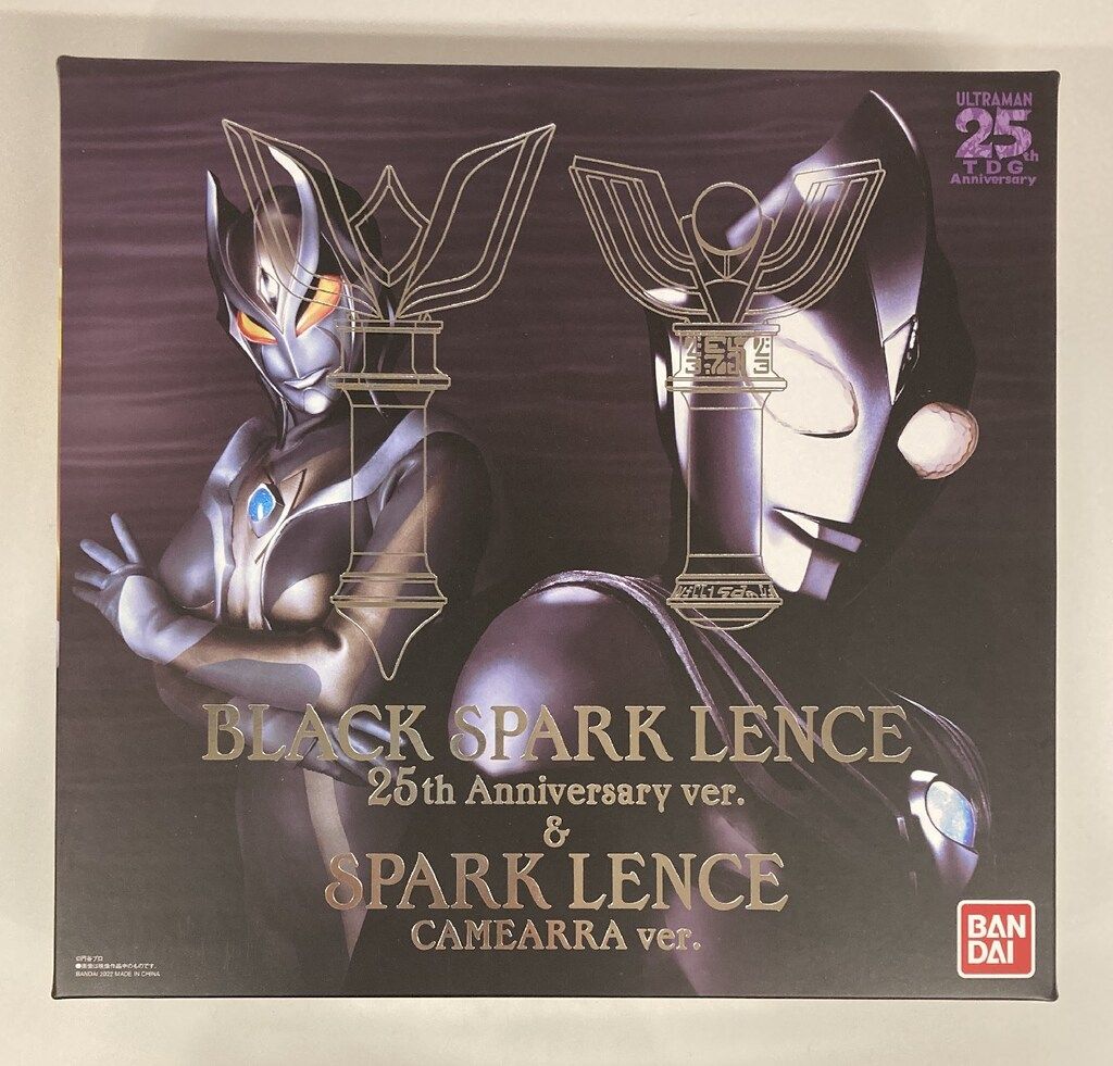バンダイ ウルトラレプリカ ウルトラマンティガ THE FINAL ODYSSEY ブラックスパークレンス25th Anniversary ver.u0026スパークレンスCAMEARRA ver.