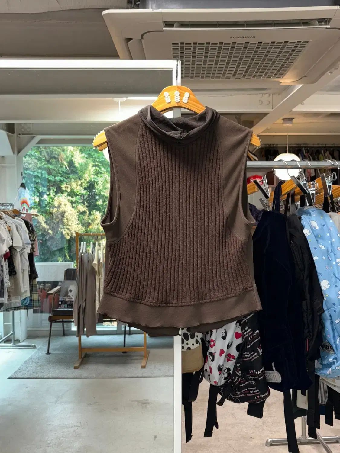 sacai - Sacai(サカイ) ベスト サイズ2 M レディース - SCW-002 グリーン ジップアップ Sacai(サカイ) ベスト サイズ2 M レディース - SCW-002 グリーン