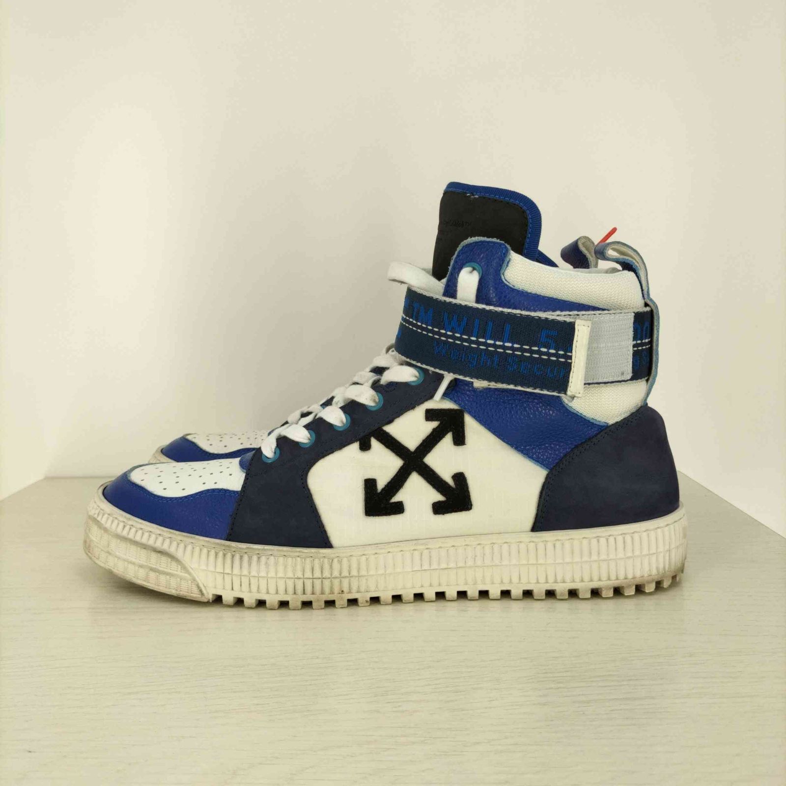 オフホワイト OFF-WHITE Industrial Belt Hi Top インダストリアルベルトハイトップ スニーカー メンズ EUR：44