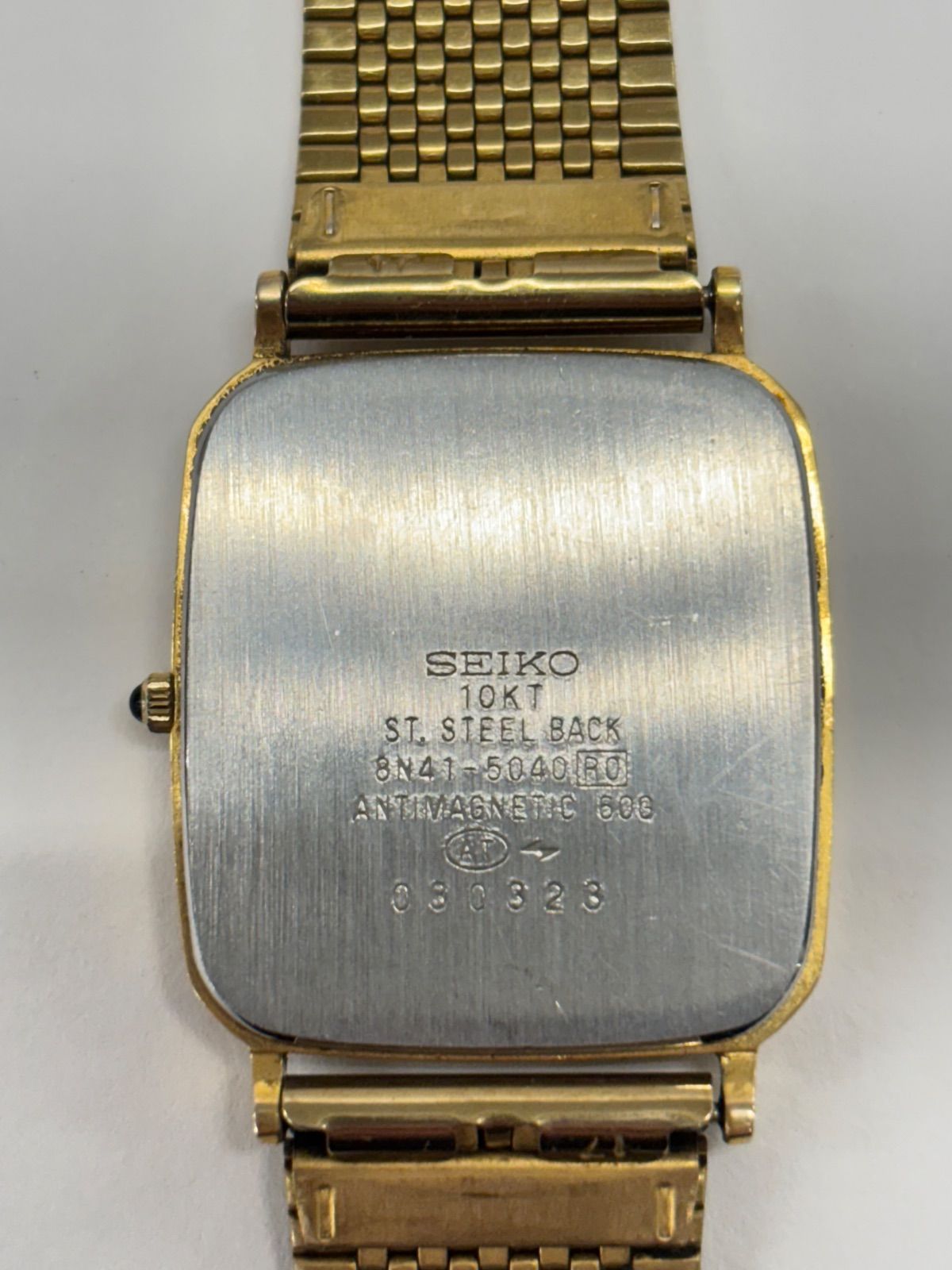 SEIKO Dolce 8N41-5040 10KT ゴールド 時計 腕時計 - メルカリ