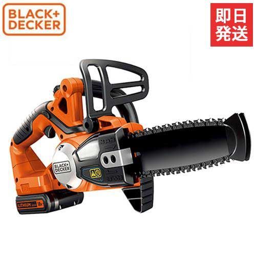 ブラック デッカー 充電式チェーンソー 18 Vバッテリー 急速充電器セット BLACK DECKER