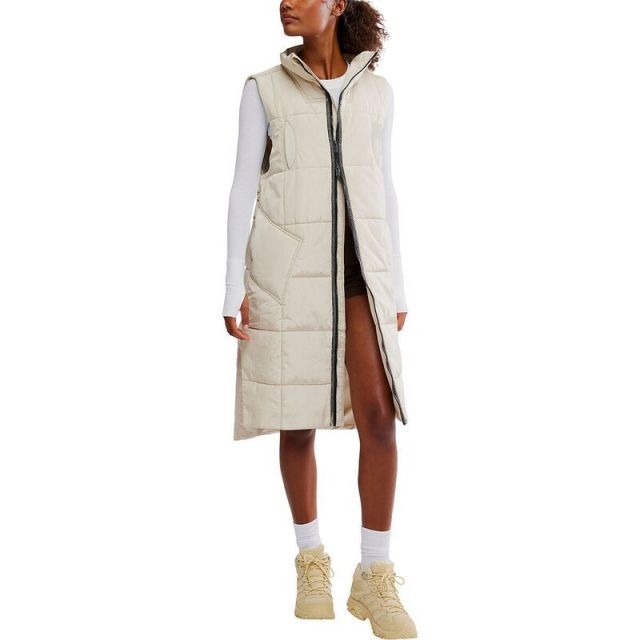 送料無料 フリーピープル レディース ベスト トップス On The Move Packable Vest - Women s Muted Beige