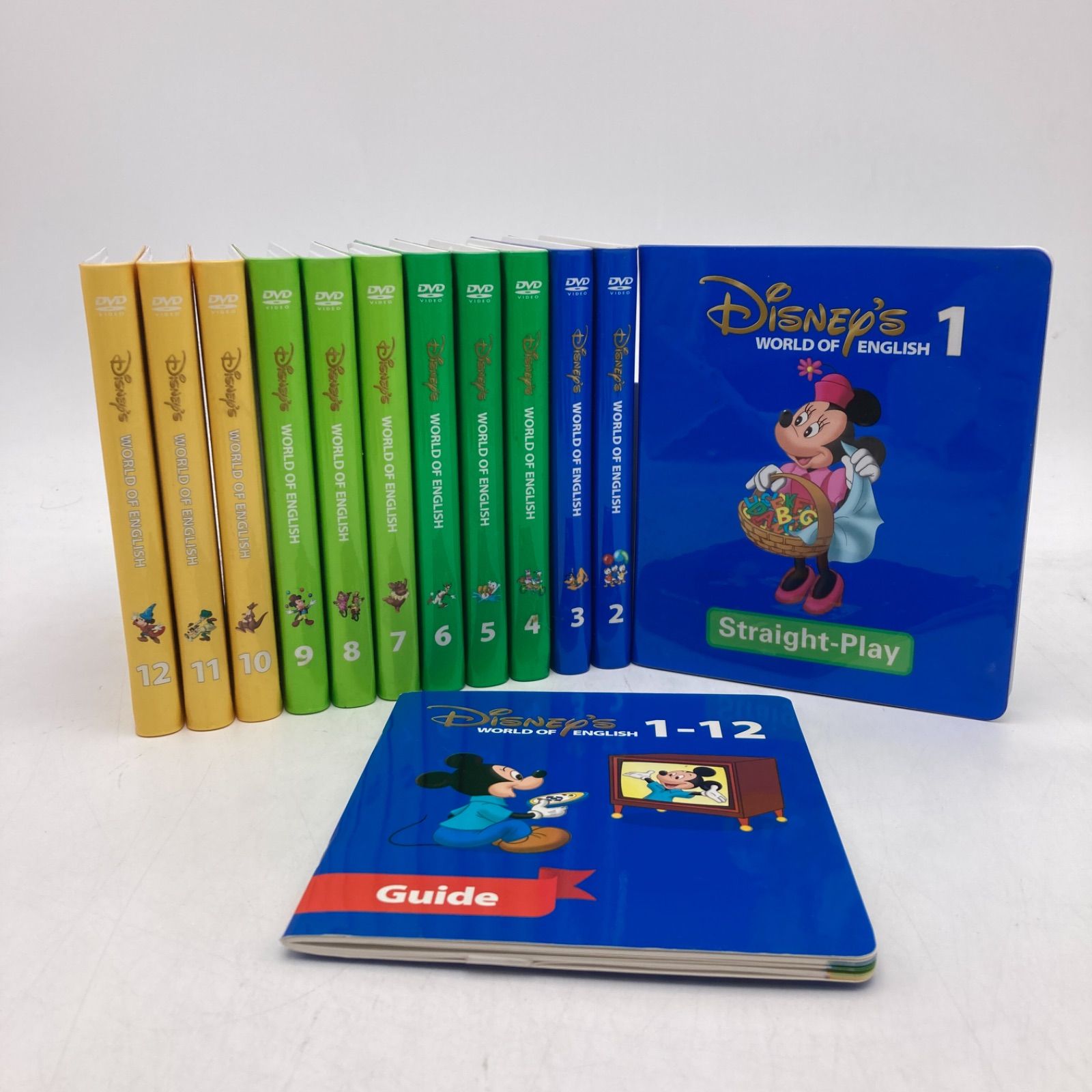 2016年購入 ストレートプレイDVD　新子役　字幕あり　プレイオールソングス機能　ディズニー英語システム　DWE　Disney　ワールドファミリー　中古　203805