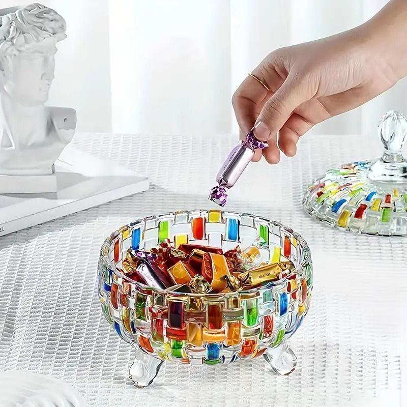 BOHEMIA クリスタルガラス ボンボニエール キャンディポット 菓子器 BOHEMIA クリスタルガラス ボンボニエール キャンディポット 菓子器