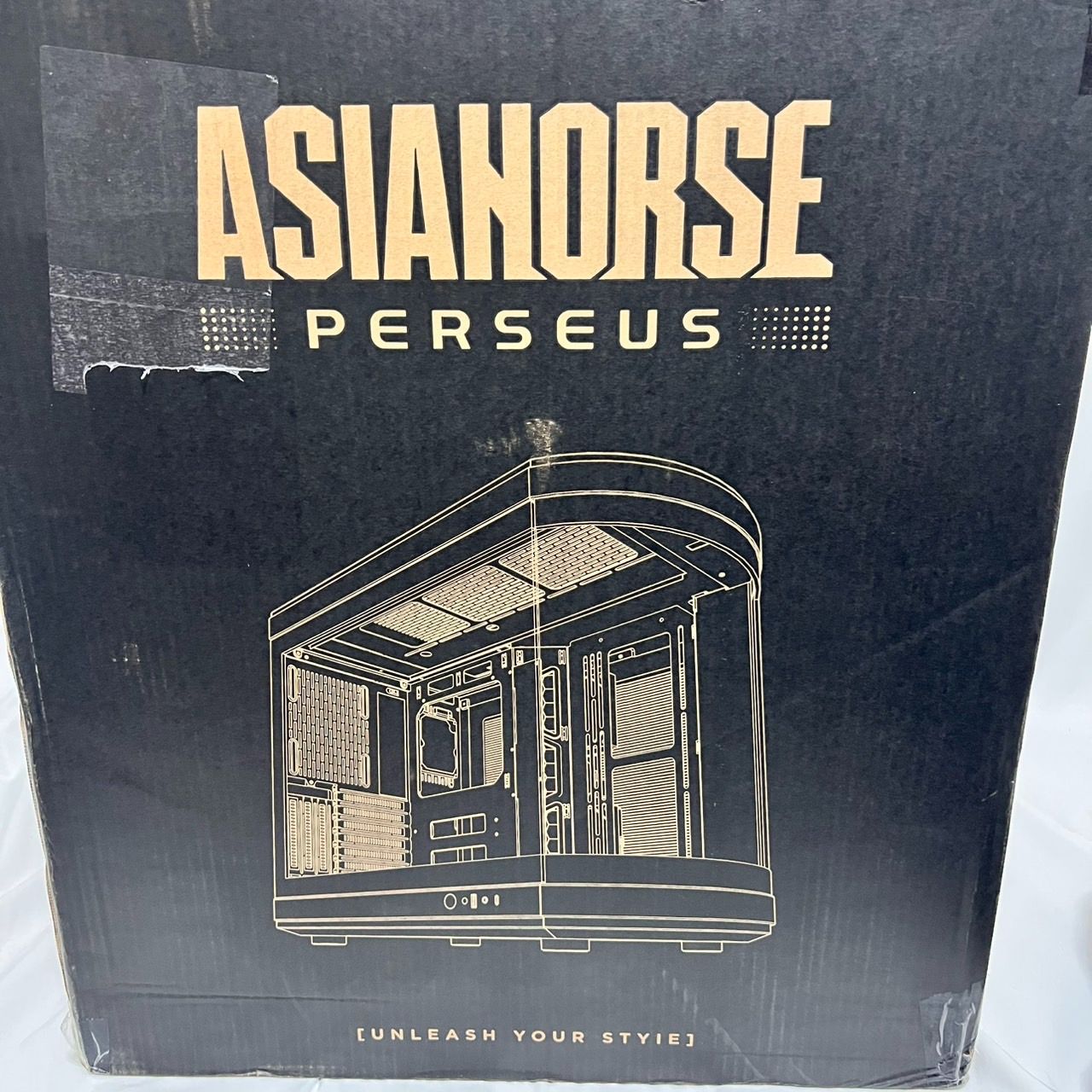 AsiaHorse ATX PCケース ミドルタワー デュアルチャンバー RTX