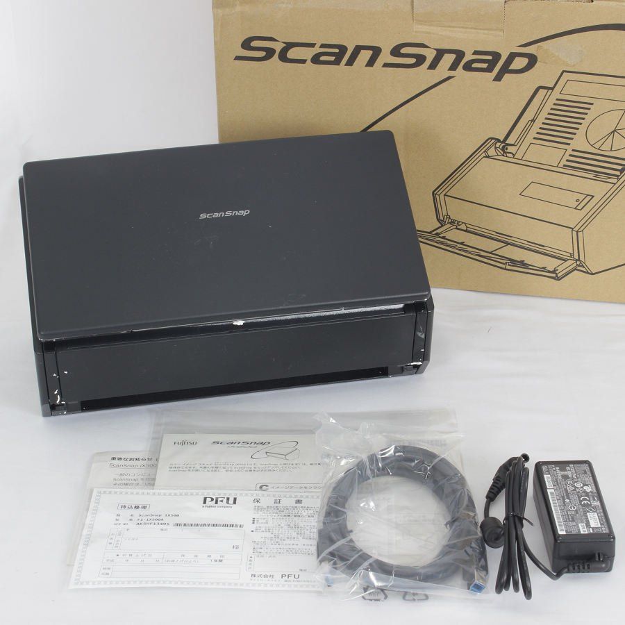 たまった書類を無線でスキャン ScanSnap iX500 たまった書類を無線で