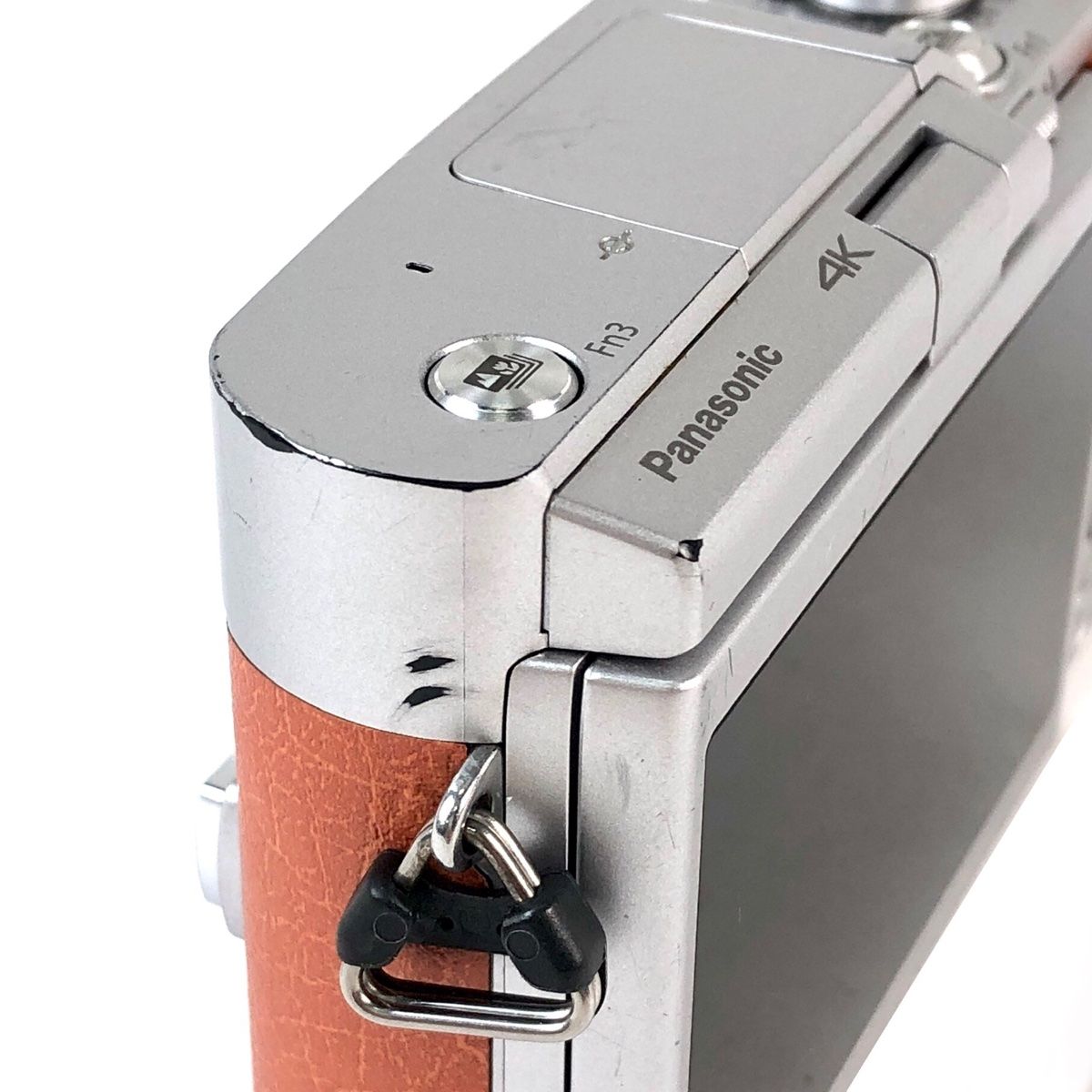 ジャンク品】Panasonic DC-GF9 ミラーレスカメラ オレンジ ジャンク品