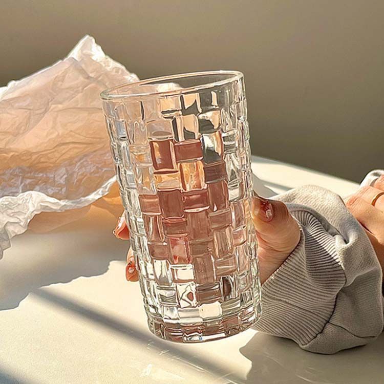ウランガラス　グラス　ガラスカップ 2個セット タンブラー 2個セット 冷茶 麦茶 350ml ガラスコップ おしゃれ