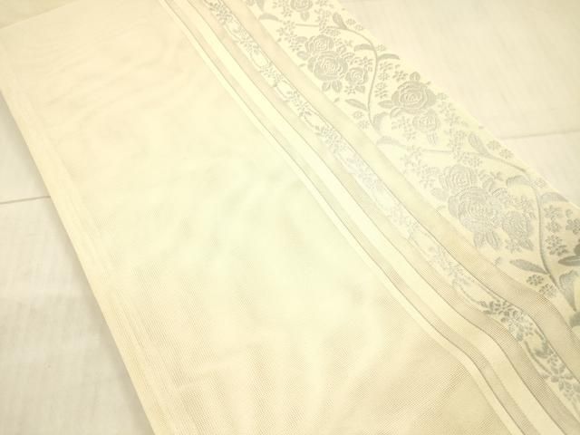 平和屋着物*夏物 全通柄 京袋帯 唐織 草花間道 DAAX8974cm