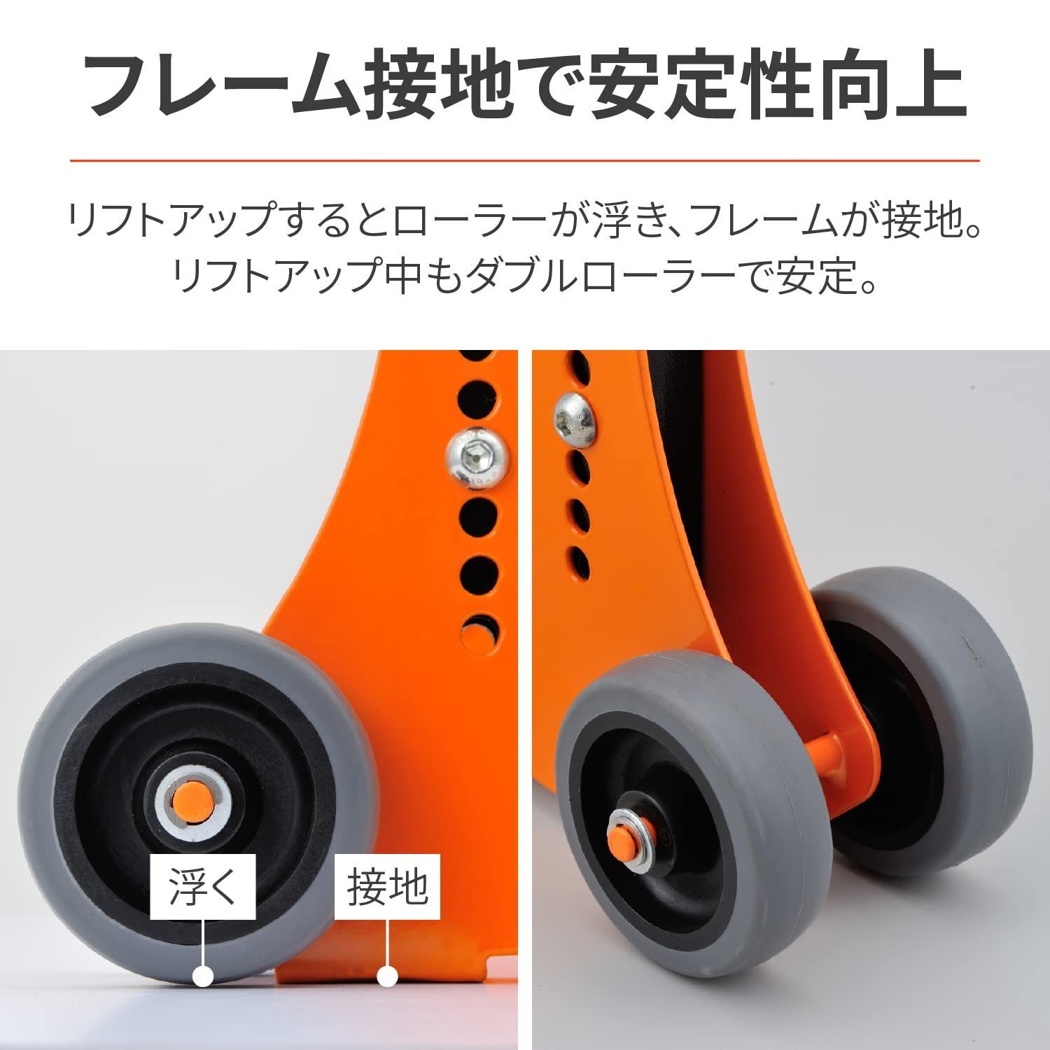高さ9段階調整