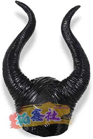 マレフィセントコスプレ 衣装 魔女 コスプレ用衣装 全セット 牛角+マント付き