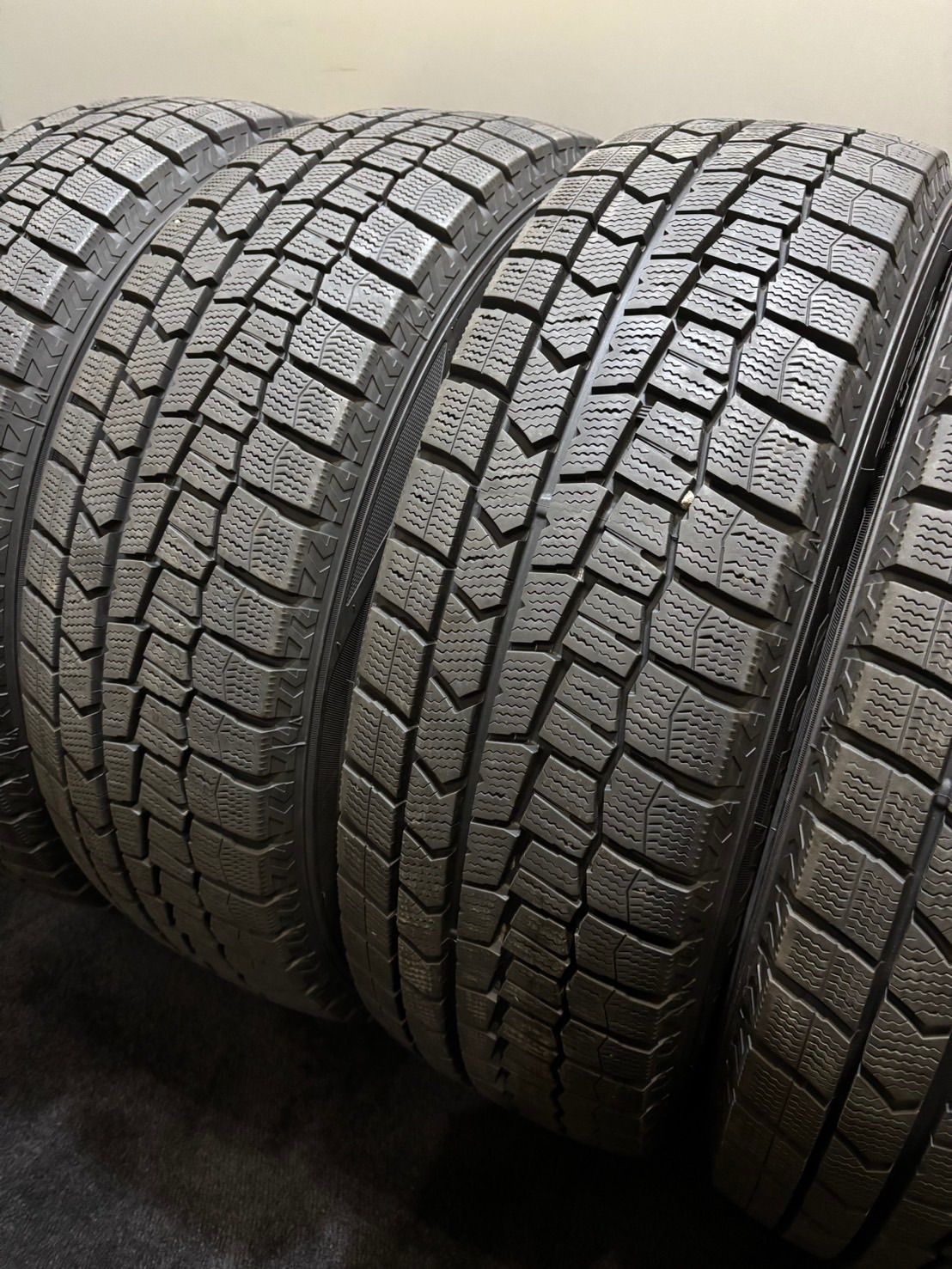 195|65R16 DUNLOP|WINTER MAXX WM02 20年製 スタッドレス 4本 ダンロップ ウィンターマックス ライズ ロッキー 南7-J263
