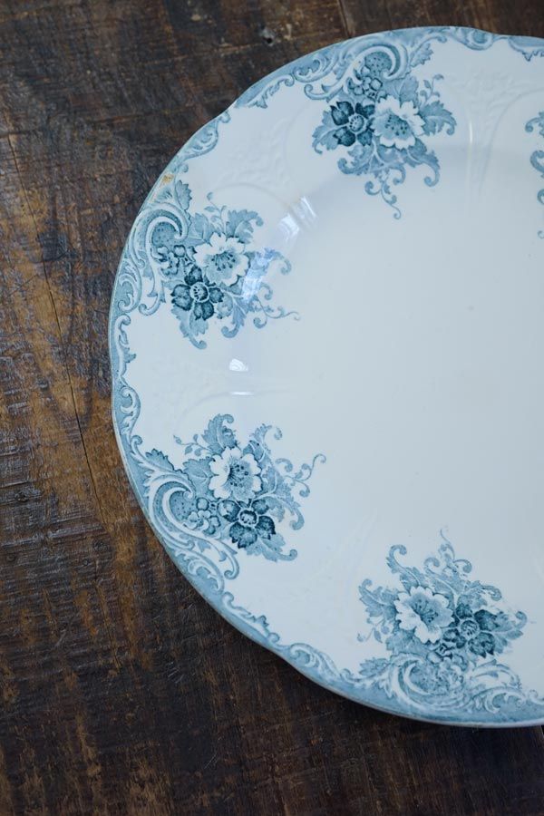 ロンウィ ゴブランLongwy Gobelinsのディナープレート25.5cm 1900年代 