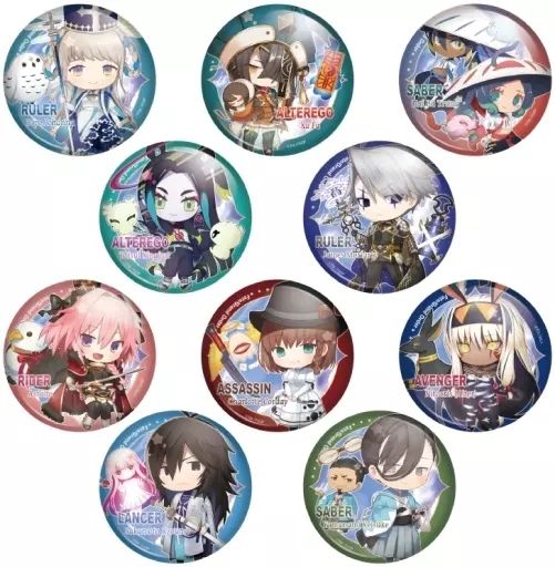 中古】バッジ・ピンズ 全10種セット 「きゃらとりあ缶 Fate/Grand