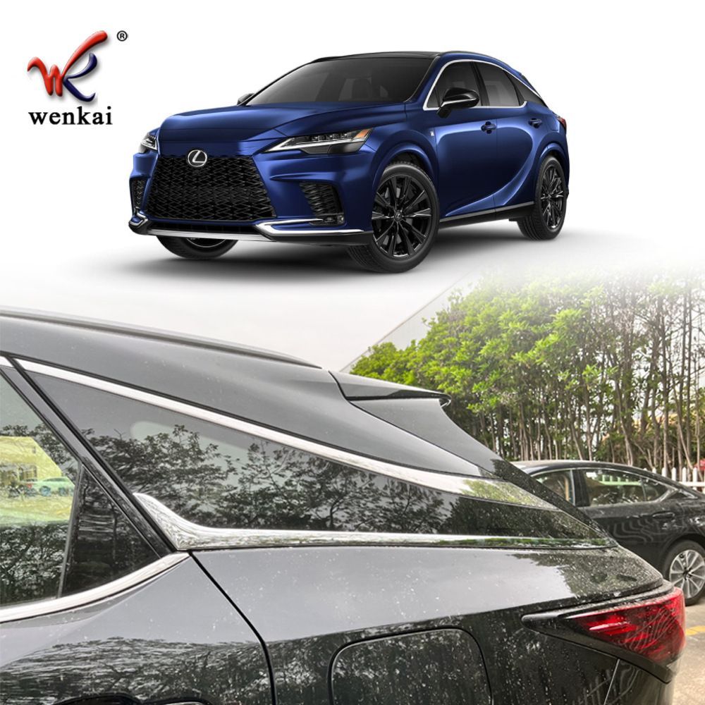 レクサスRX23 後側面窓電気メッキ下部装飾モール｜車窓用クリアパーツ｜簡単取り付け