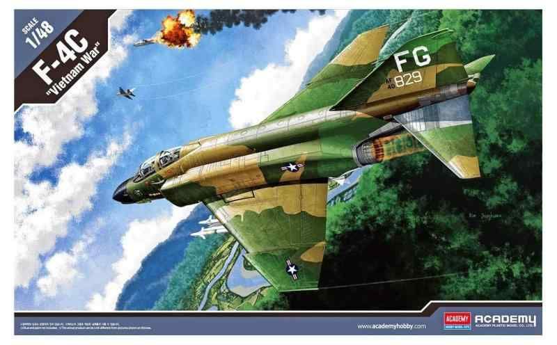 アカデミー 1|48 USAF F-4C ベトナム戦争 AM12294 プラモデル