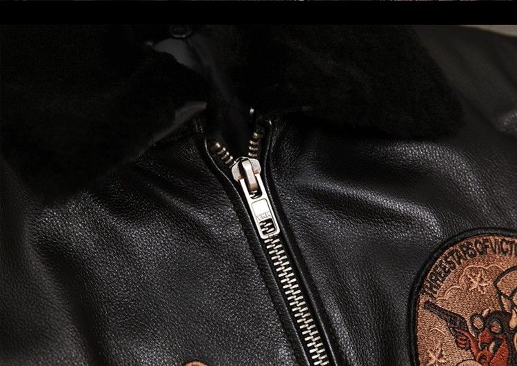 頭層牛革 フライトジャケット