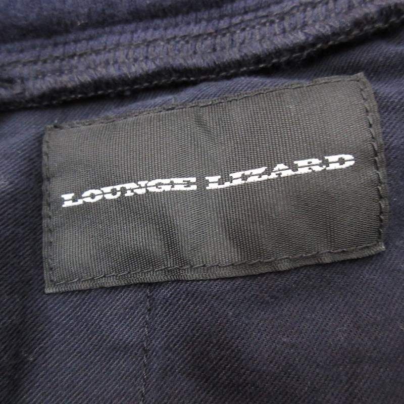 ラウンジリザード LOUNGE LIZARD イージーパンツ テーパード 紺