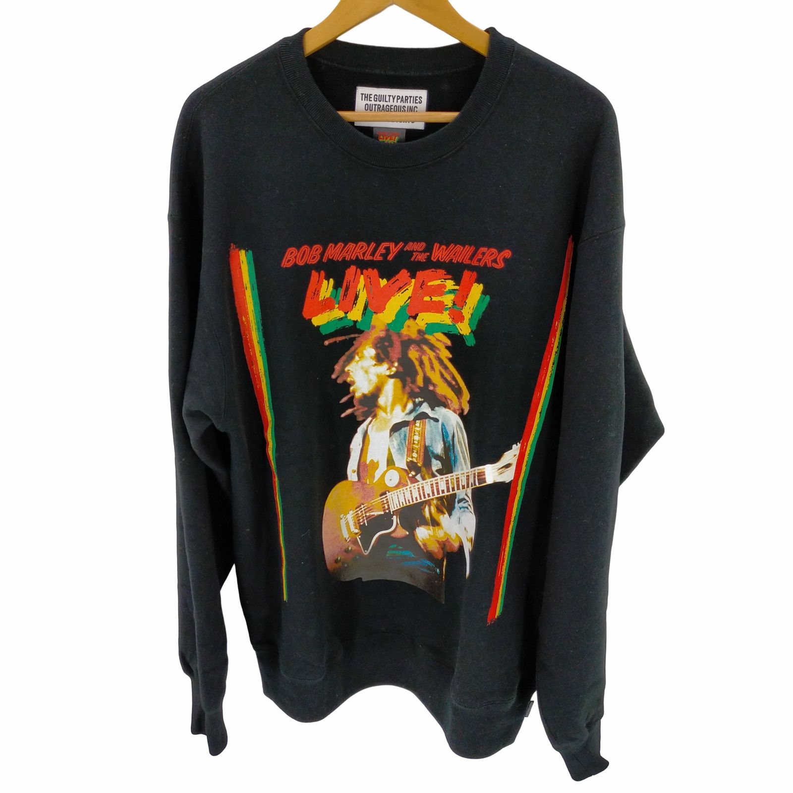 ワコマリア WACKO MARIA BOB MARLEY MIDDLE WEIGHT CREW NECK SWEAT 