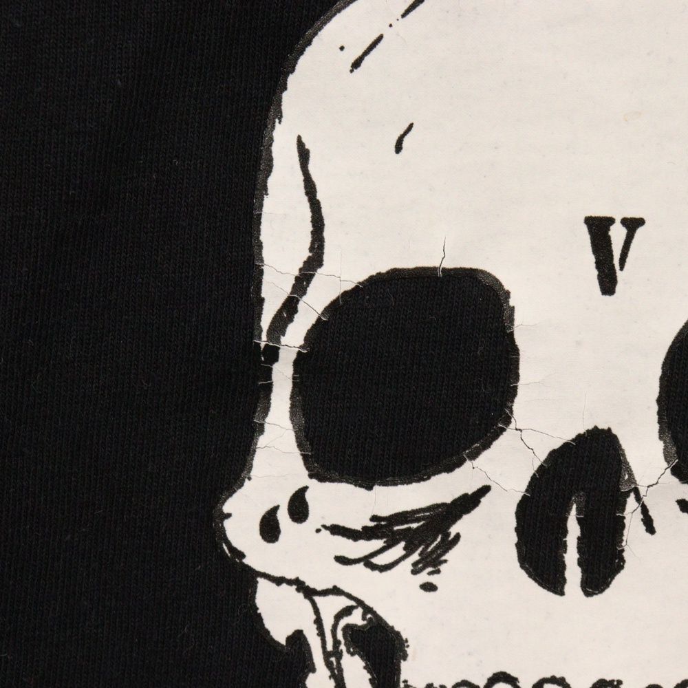 VLONE (ヴィーロン) スカル&ボーンプリント 長袖Tシャツ