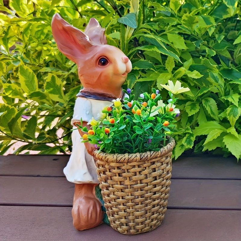 うさぎ　ガーターのみ ガーデニング うさぎ プランター カバー ウサギ 植木鉢