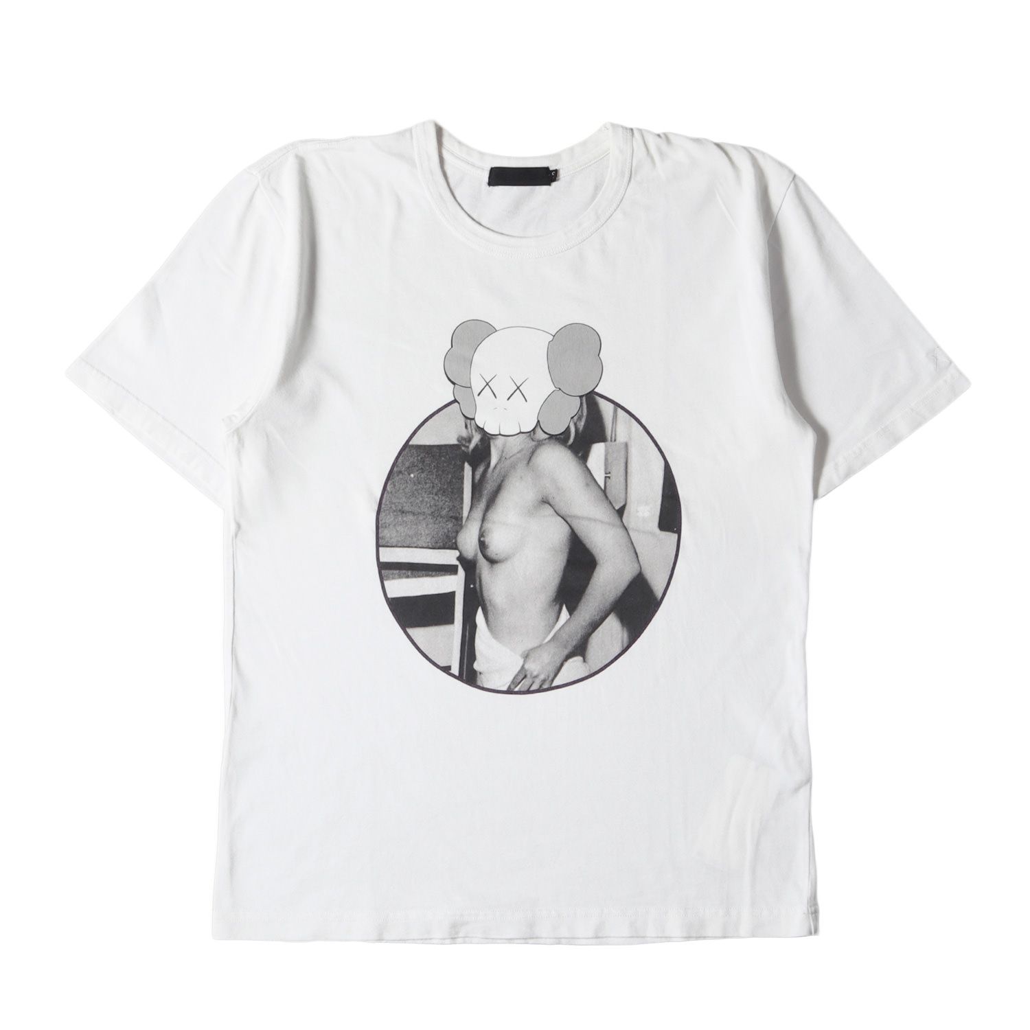 KAWS オリジナルフェイク Tシャツ メンズ2 ホワイト T-SHIRT CD5FECB2-177C-49B0-A461-