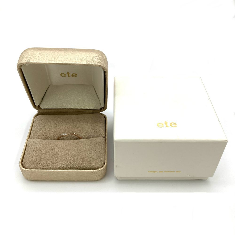 エテ ete リング 指輪 ダイヤモンド 0.03ct 約9号 630712 K18