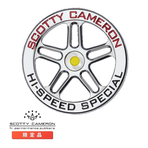 スコッティキャメロン コインボールマーカー レーシングホイール ハイスピード キャメロンコイン Scotty Cameron Coin ステンレス