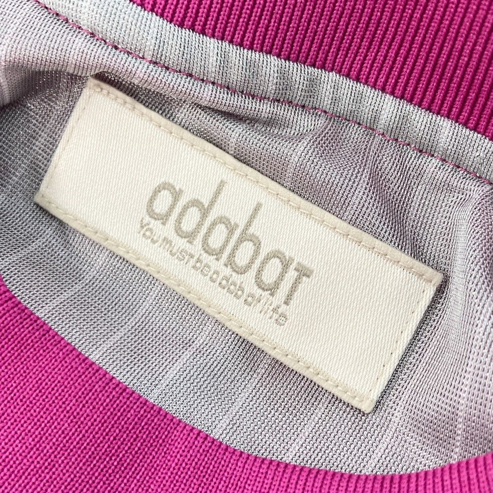 adabat アダバット　プリントブルゾン　ピンク系 adabat アダバット プリントブルゾン ピンク系