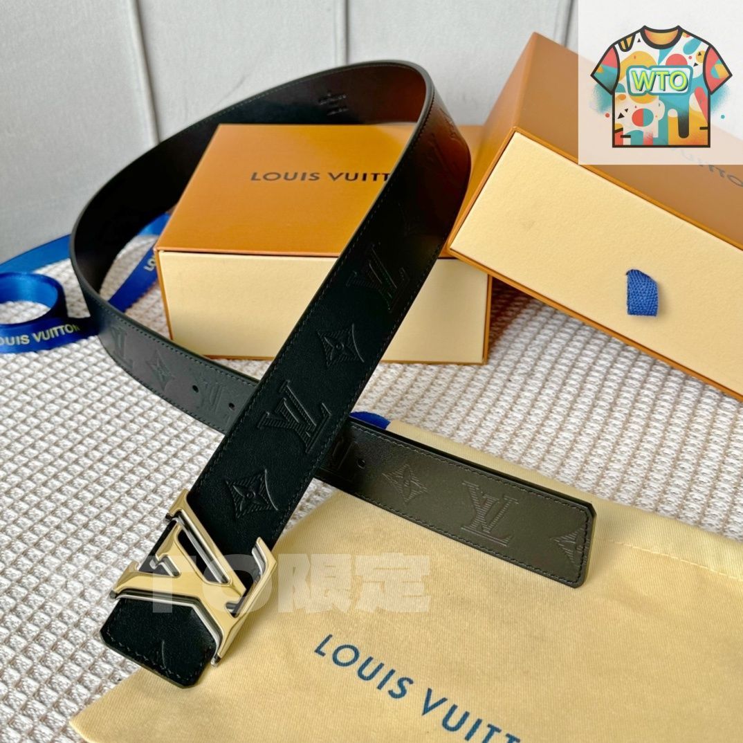 ルイヴィトンベルト Louis Vuitton ルイ・ヴィトン ビジネスカジュアルベルト04-ZX64