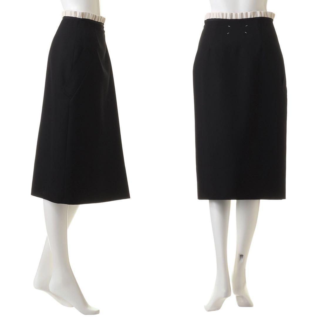 Maison Margiela 定価10万 2025 スカート ブラック 38