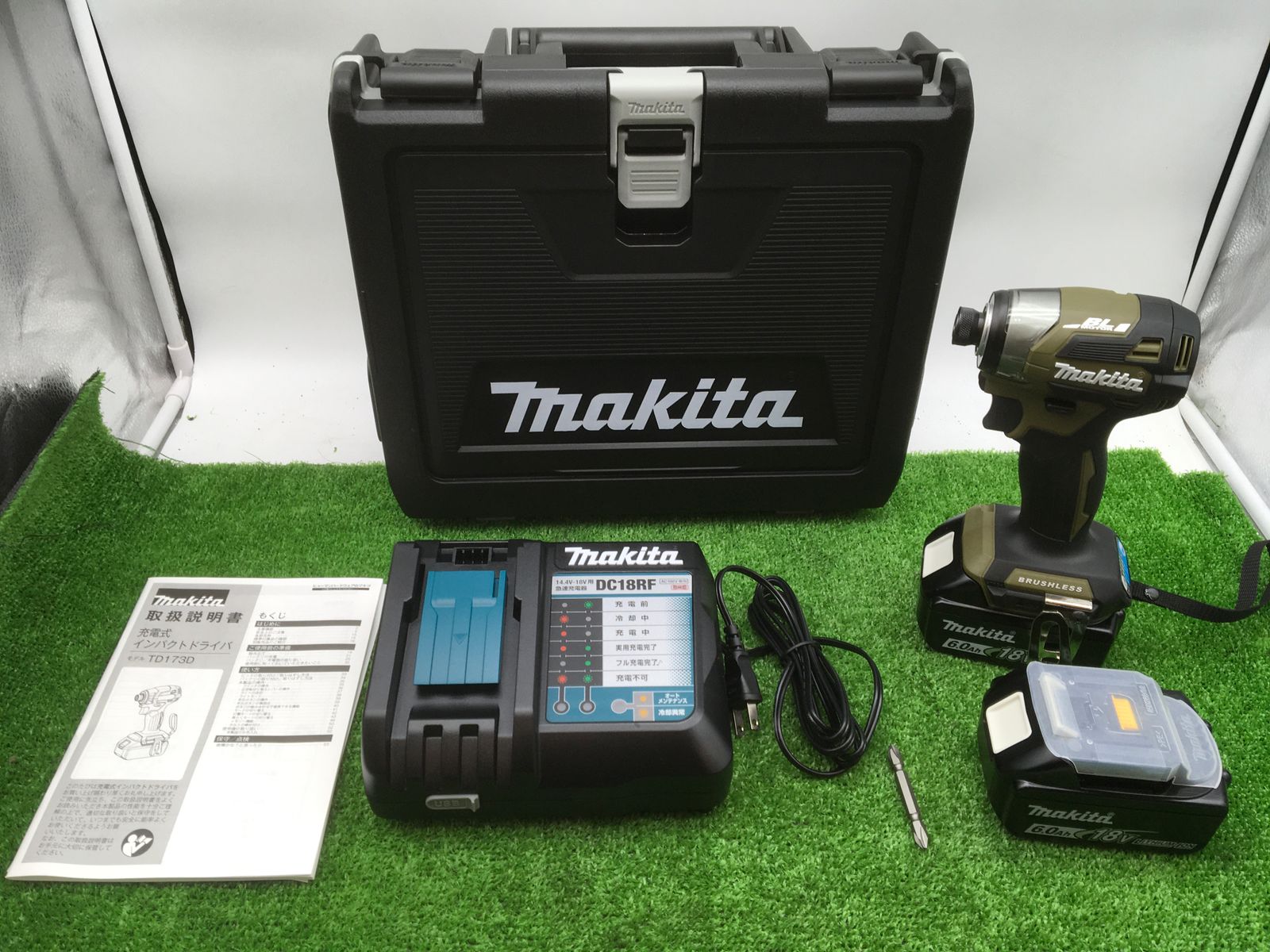 ☆Makita/マキタ 18v充電式インパクトドライバ TD173DRGXO[オリーブ ...