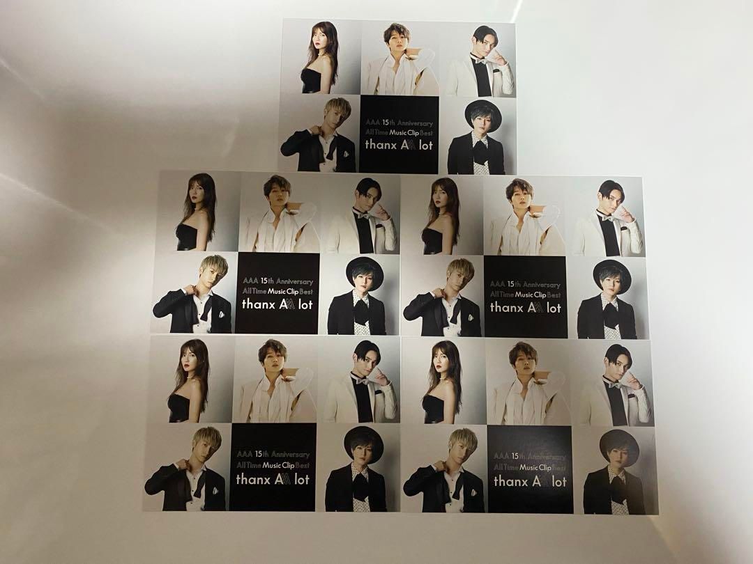 【激レア!!】【超希少品】【5枚セット!!】 AAA 15周年記念 ポストカード 激レア!!】【超希少品】【5枚セット!!】 AAA 15周年記念 ポストカード