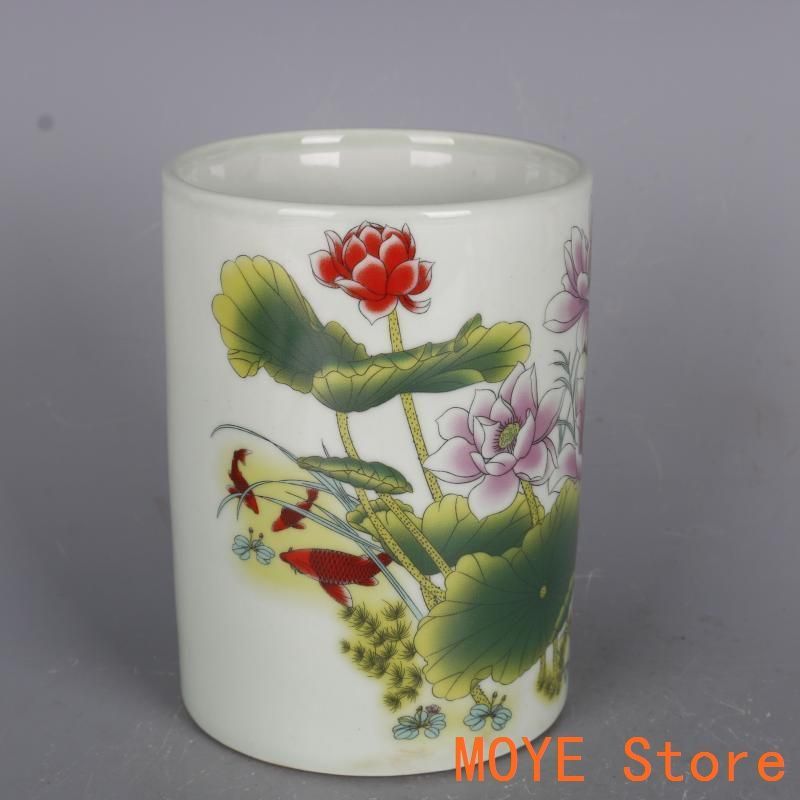清慈禧黄地パステル彩竜紋の筆箱です  陶磁器 装飾品 現代工芸品美術品 置物 清慈禧黄地パステル彩竜紋の筆箱です 陶磁器 装飾品 現代工芸