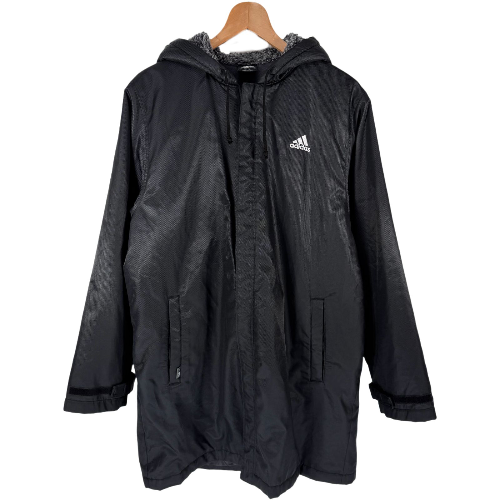 【未使用】慶応義塾高校 ソッカー部 ベンチコート アンダーアーマー MD 未使用】慶応義塾高校 ソッカー部 ベンチコート アンダーアーマー MD